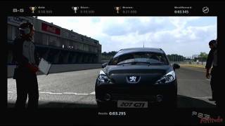 Gran Turismo 5 National License Test B5 glitch 3 second gold trophy [upl. by Urana65]