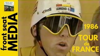 Cycling Tour de France 1986  The Final Time Trial LeMond vs Hinault  Part 8 of 8 [upl. by Abey]