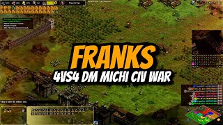 DM Michi 4vs4 FRANKS WAR [upl. by Nyroc]