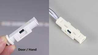 IR015 Hand Wave or Door Sensor Switch Surface Mounting or Recessed Mounting [upl. by Pergrim]