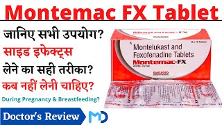 Montemac FX Tablet Uses amp Side Effects in Hindi [upl. by Adnarym]