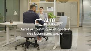 Destructeur automatique Fellowes AutoMax 200M coupe MicroCut pour petits bureaux [upl. by Amora]