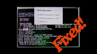 DELL not booting  AHCI  RAID  Drives Configuration [upl. by Dviad]