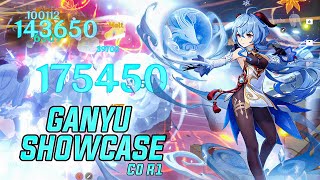 C0 Ganyu Showcase Build and Team Comps│Genshin Impact [upl. by Ahsaelat]