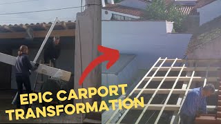 You Wont Believe the Result of this Carport Roof [upl. by Yoong]