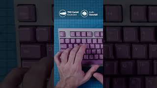 Cerakey Ceramic Purple Keycaps Sound Test on TKD Cycle8 Keyboard [upl. by Swarts]