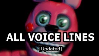 FNaF Ultimate ALL Voices Updated [upl. by Ariet]