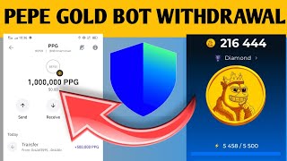 PEPE Gold Telegram Bot Withdraw in Trust Wallet  How to Withdraw PEPE GOLD in Trust wallet 2024 [upl. by Alecram]