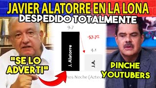 SE VA JAVIER ALATORRE DE LA TELEVISION PARA SIEMPRE NI SIQUIERA LO LIQUIDARON DE TV AZTECA [upl. by Ytak]