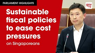 Sustainable fiscal policies to ease cost pressures on Singaporeans [upl. by Akiemahs]