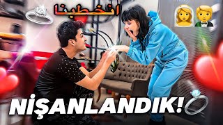 YEŞİMLE NİŞANLANDIK 💍  أنخطبنا انا و يشيم [upl. by Brande]