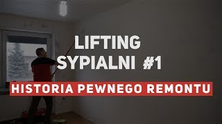 Lifting sypialni 1  malowanie tapeta panele [upl. by Kehr]