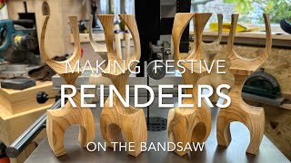 Festive Reindeer on the Bandsaw HD 1080p [upl. by Conlen534]