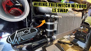 HOW TO WIRE A TRINARY SWITCH WYOUR LS SWAP HARNESS ON A VINTAGE AIR SYSTEM [upl. by Wollis]