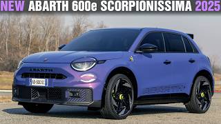 2025 New Abarth 600e Scorpionissima and Turismo  The companys fastest model [upl. by Ecyt116]