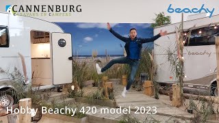 Caravan review Hobby Beachy 420 model 2023 [upl. by Diann]