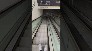 Short amp Long OampK escalator escalators at The Potteries Centre Stoke on Trent [upl. by Eselehs]