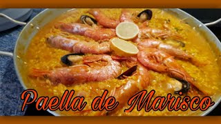 Paella de MariscoReceta fácil paso a paso [upl. by Deena]