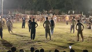 Kashi taunsa club vs LAYYAH club match part 1 ada HafizAbad layyah karor layaroadvolleyballplayer [upl. by Adlei]