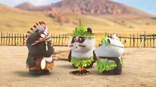 【Bamboo Panda❤️】Do u like Bamboo n Dunduns new look  Chinese Short Animation  熊猫班卜 shorts funny [upl. by Akinot324]