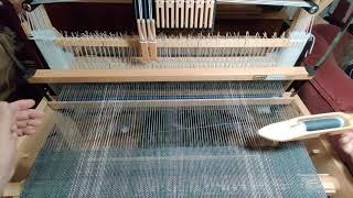 Weaving on a Louet Jane Loom [upl. by Vachell115]