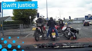 Police Intercept Moped Thieves in Manchester [upl. by Akemehs]