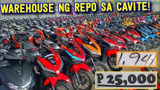 25K ALL IN MOTOR NA Biggest Repo Warehouse sa Cavite [upl. by Onig477]