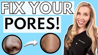 Fix Your Pores  The Budget Dermatologist Explains [upl. by Ttayh21]