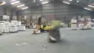 Spinning Forklift Showoff Fails [upl. by Nhabois]