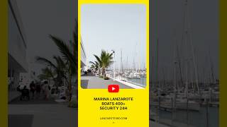 ⚓️ LANZAROTE Arrecife  Marina Lanzarote lanzarote walkingtour canaryislands spain [upl. by Sophie]