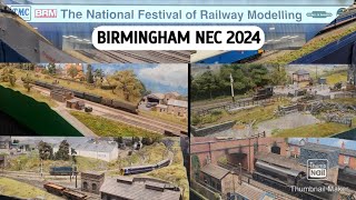 The National Festival of Railway Modelling Birmingham 2024 [upl. by Knudson]