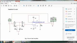 EXPT 2 Band Stop filter [upl. by Zoldi29]