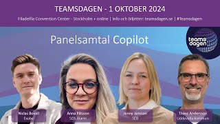 Teamsdagen 2024 Copilotpanel [upl. by Nessy59]