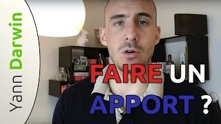 Fautil mettre un APPORT pour un investissement IMMOBILIER LOCATIF RENTABLE [upl. by Kalvn691]