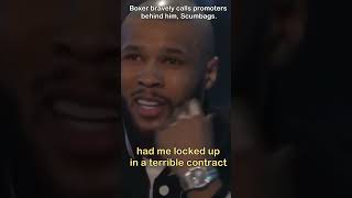 Boxer Chris Eubank bravely calls Promotors behind him SCUMBAGS eddiehearn chriseubankjr boxing [upl. by Attayek305]