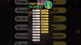 🧩 Conectores en inglés 🧩 ¿Cuantos sabes  ingles inglesfacil inglesrapido vocabularioingles [upl. by Enilrahc]