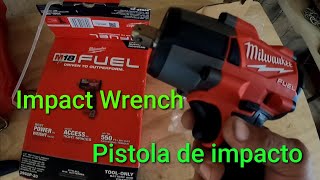 Pistola de impacto Milwakee 2962p 20 impact Wrench [upl. by Inaboy76]