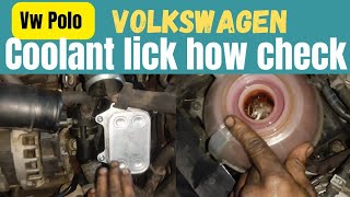 Volkswagen polo oil cooler problem coolant leak [upl. by Xela]