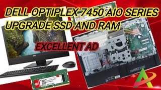 Dell OptiPlex 7450 AIO SERIES Upgrade SSD And RAM  Excellent AD [upl. by Barmen]