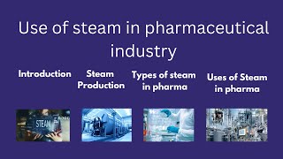 Use of steam in pharmaceutical industry [upl. by Avrenim222]