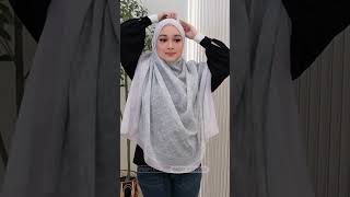 KEREN BANGET❗ TUTORIAL HIJAB SEGI EMPAT RAPI UNTUK PERGI KONDANGAN hijabstyle fashion [upl. by Aliban]