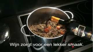 Spaghetti bolognaise op traditionele wijze [upl. by Lozano]