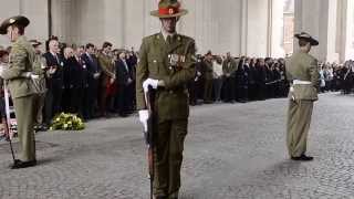 Ypres Menin Gate  Last post Ceremony  ANZAC DAY 2014 Locus Iste [upl. by Donavon]