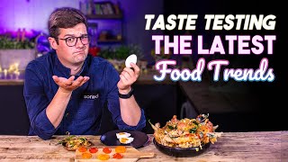 Taste Testing the Latest Food Trends  Sorted Food [upl. by Ardekahs]