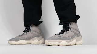 ¿EL MEJOR 500 HIGH YEEZY 500 High Mist Stone REVIEW [upl. by Irallih]