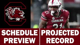 South Carolina Football 2024 Schedule Preview amp Record Projection [upl. by Lyall748]