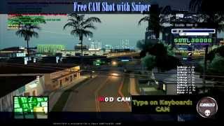 SaMp Mod New Free CAM Shot with Sniper CLEO DOWNLOAD  SaMpMods23 [upl. by Warfore]