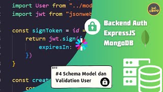 ExpressJS AUTH untuk Pemula 4  Validation dan Schema MODEL Mongoose [upl. by Jarrod]