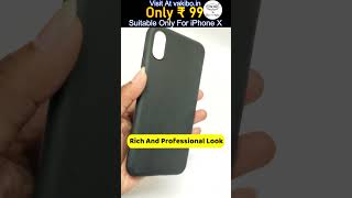 VAKIBO Matte soft Silicon TPU Back Cover Case Suitable for iPhone X [upl. by Cadmarr]