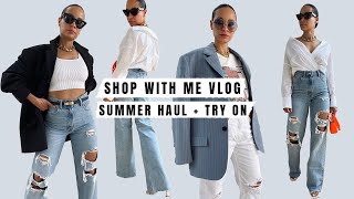 Shop With Me Vlog  Home Furniture  ZARA Aritzia Gucci Try On [upl. by Tracay]